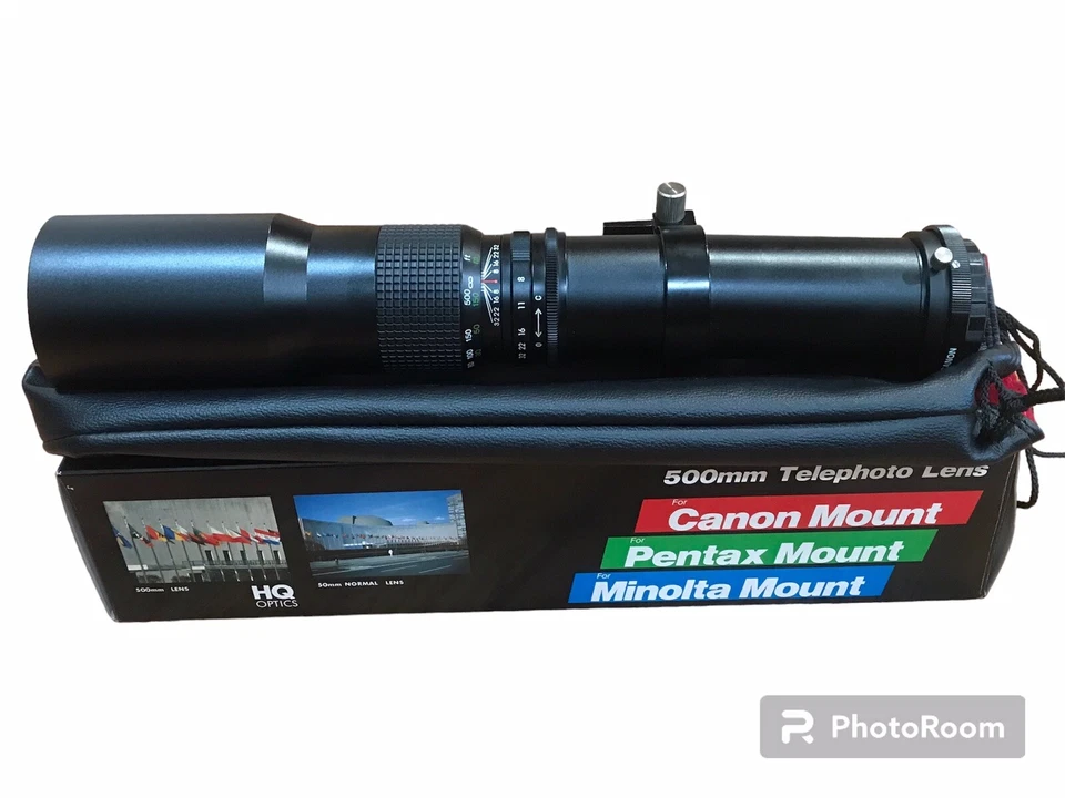 Teleobjetivo Canon Trípode Vantage VT 205 vintage y 500 mm Foto 4 de 4