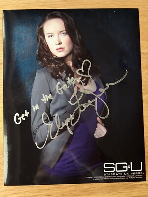 Elyse Levesque original autograph Autogramm Stargate Universe SGU The Originals