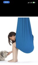 Quility Sensory Therapy Swing for Kids Indoor Hammock Light Blue 165lbs