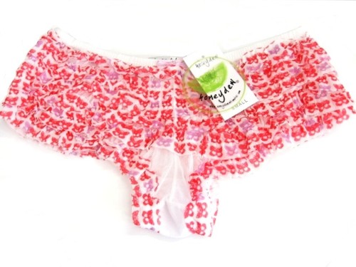 A334 Honeydew Intimates NEW Women's Tier Layer Ruffle Sheer Mesh Rumba Boyshorts - Picture 34 of 71