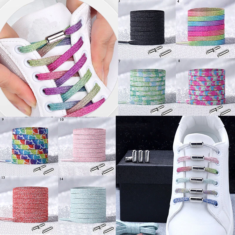No Tie Shoe Rope Elastic Laces Strings Lazy Easy No tie Shoelaces