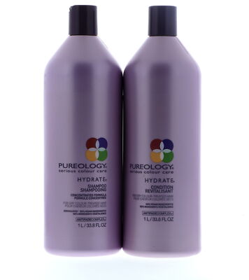 Pureology Hydrate Shampoo 33.8 oz , Conditioner 33.8 oz Set