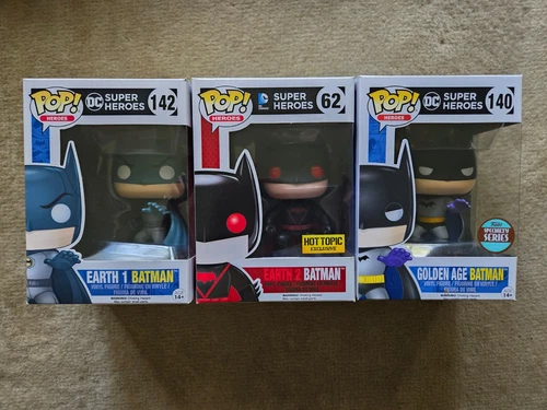 Funko - DC Heroes - Earth & Golden Age Batman Exclusives - NEW - Protectors