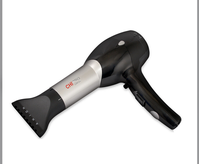 Salon CHI Pro Low EMF Professional Hair Dryer BLACK w/ Nozzle