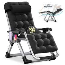 Zero Gravity Chair Recliner Chaise Ergonomic Recliner Folding Reclining Chair