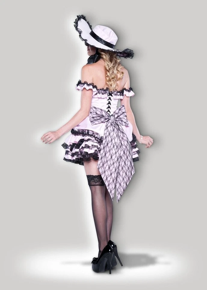 Sexy Disfraz InCharacter Para Mujer Rosa Negro Dixie Darling Southern Belle XS NUEVO CON ETIQUETAS Foto 2 de 2