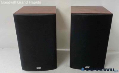 DCM TP160S-CH inch 100W RMS Ohm Bookshelf Speaker PAIR RARE 