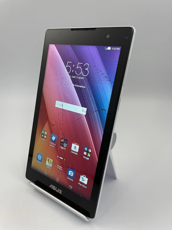 Asus Zenpad C 7.0 P01Z White Wi-Fi 8GB 1GB Ram 5MP Android Tablet Cracked - Image 4 of 4