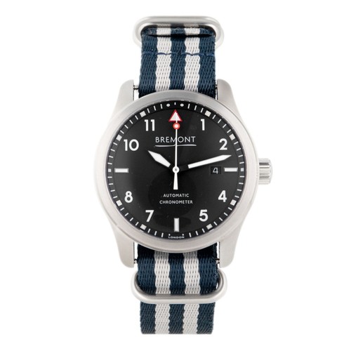 Bremont Solo 43 Stainless Steel Black Dial 43mm Solo-WH Full Set