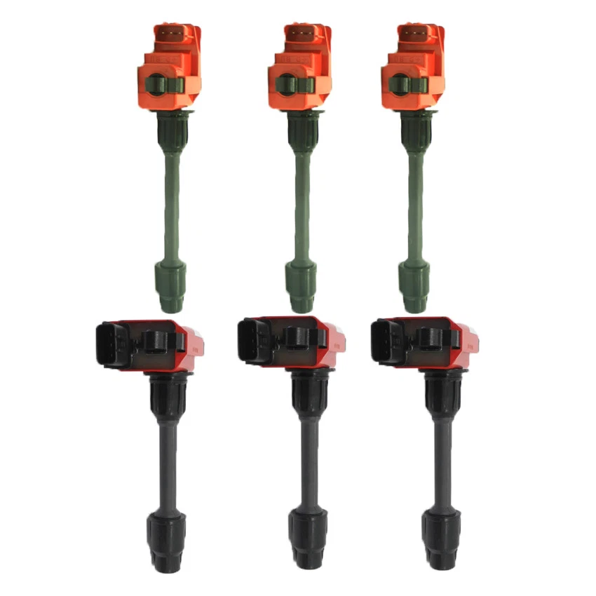 Bobina de encendido 3 piezas JNS302R y 3 piezas JNS303R UF232 UF263 PARA INFINITI I30 V6-3,0 L  Foto 2 de 4