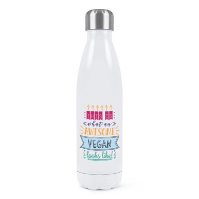 This Is What an Awesome Vegan Sieht aus Wie Doppelwand Wasserflasche Lustig Best