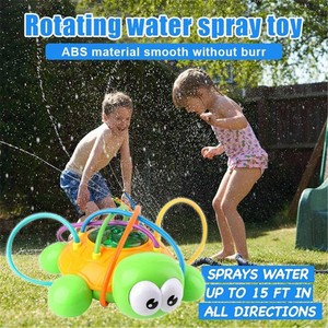 flower water sprinkler toy