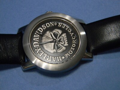 Harley Davidson Skull Watch by Bulova 76A10 -Minty- Original