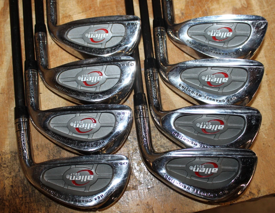 Juego de 1 pieza de hierro Alien DS9 Pat Simmons Velocitor varillas de grafito D,PW,3,4,5,6,7,8,9 Foto 2 de 4