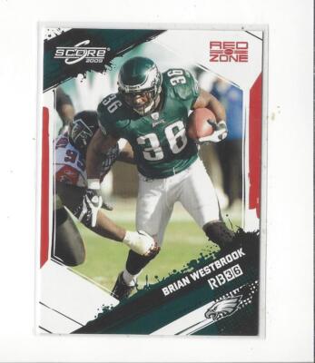 2009 Score Red Zone #219 Brian Westbrook Eagles /100 