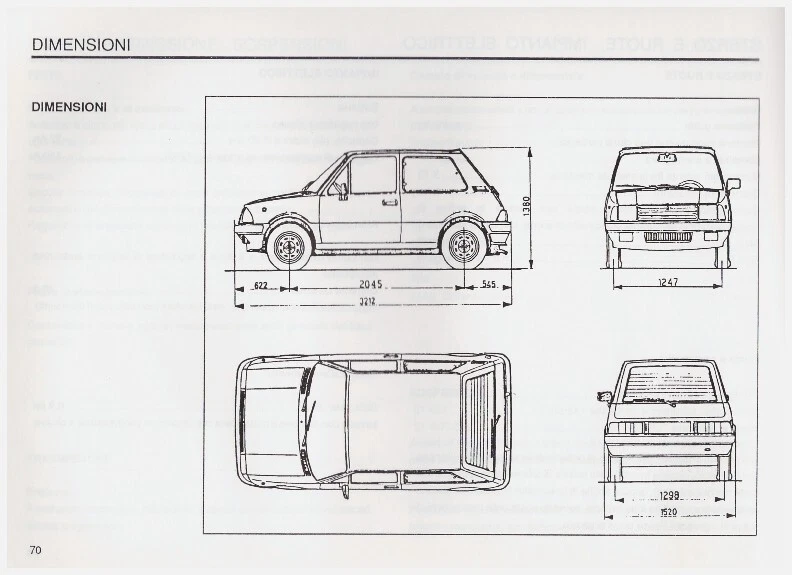 INNOCENTI SMALL 500 - anni 90 - USO E MANUTENZIONE! - Driver’s Handbook - Immagine 3 di 4
