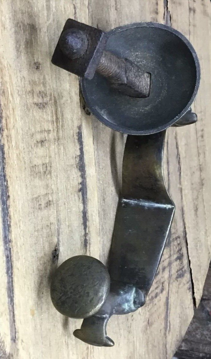 LARGE 8" ANTIQUE c.1887 VICTORIAN BRONZE DOCTORS DOORKNOCKER