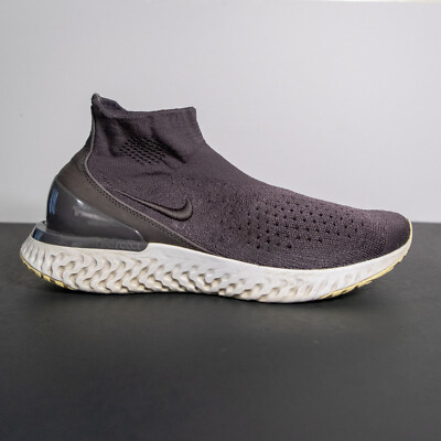 Nike Rise React Flyknit AV5553-004 Gray knit Sock Running Training  Shoes