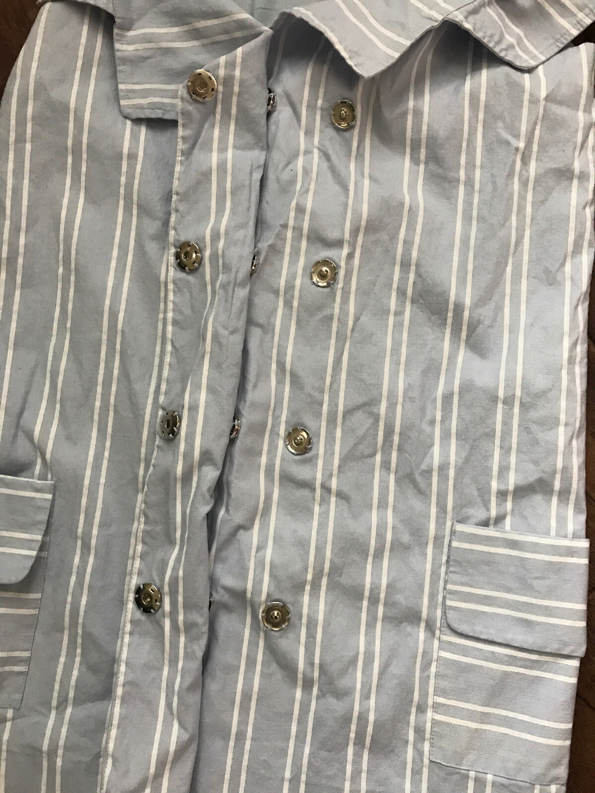 Farrow Womens Button Down Cold Shoulder Striped D… - image 7