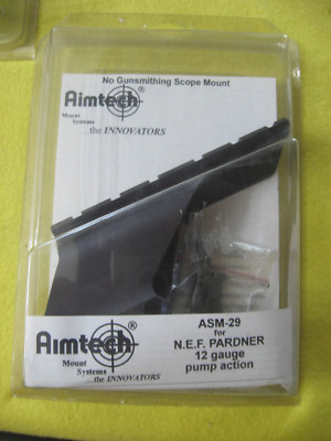 NEW Aimtech ASM-29 Shotgun Saddle Scope Mount N.E.F. Pardner 12ga PUMP