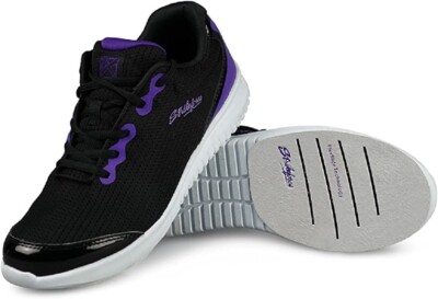 Womens KR Strikeforce Glitz Black/Purple Bowling Shoes Sizes 6 - 11