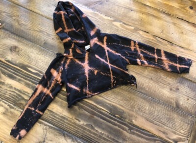 HANDMADE TIE DYE Halloween LONG SLEEVE HOODIE SHIRT SIZE 5T