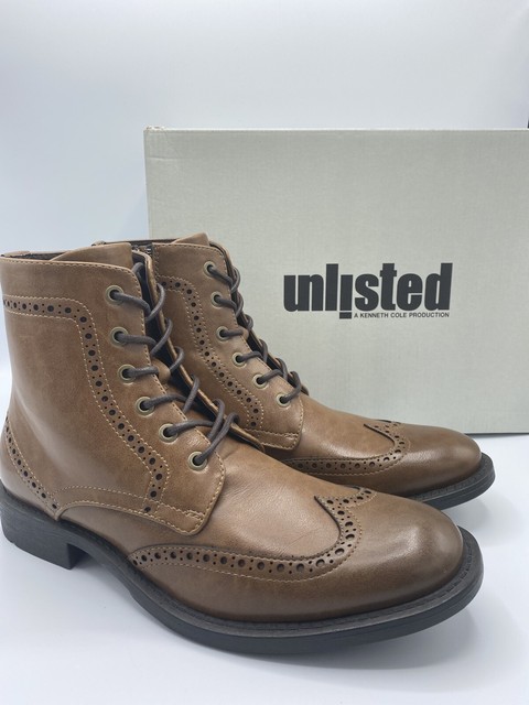 kenneth cole reaction design wingtip combat boot