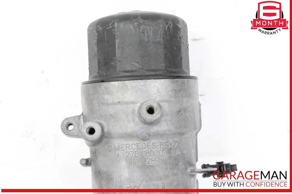 Carcasa filtro aceite motor 11-20 Mercedes X166 GL450 E550 2781800410 OEM Foto 2 de 4