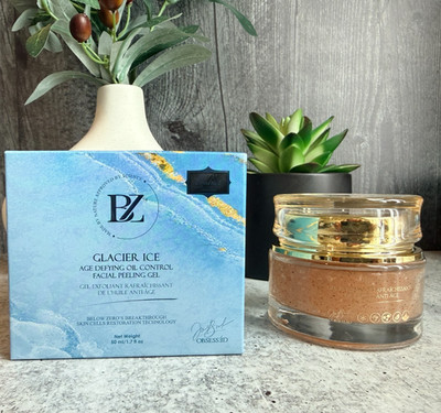 Below Zero Glacier Ice Age Defying Oil Control Cooling Facial Peeling Gel - NEW