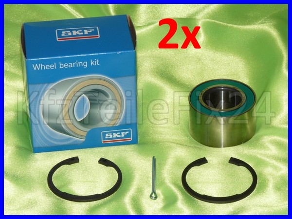 2 SKF Vkba 3403 Radlagersatz Vorne Opel Astra F Combo Corsa Kadett Vectra Tigra-image