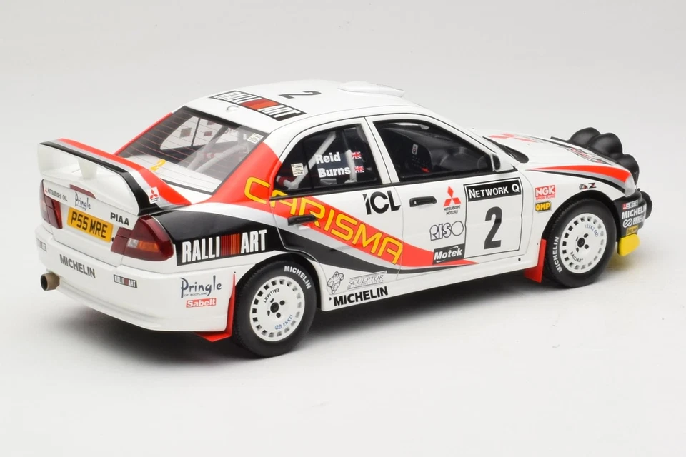OT1192 Mitsubishi Carisma GT Group N2 White R. Burns RAC Rally 1997 Otto 1:18 - Immagine 2 di 4