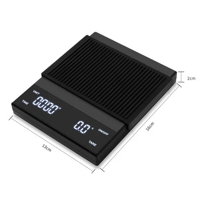 Rechargeable Digital Electronic Timing Balance Kitchen Scale Coffee Scale With - Image 1 of 4