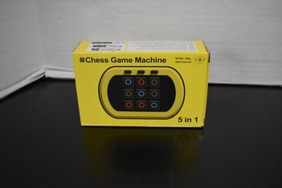 CHESS GAME ,TIC TAC TOE MACHINE ELECTRIC 5 IN 1 NEW