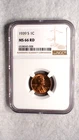 1939 S Lincoln Wheat Cent NGC MS66 RED GEM 1C Coin!