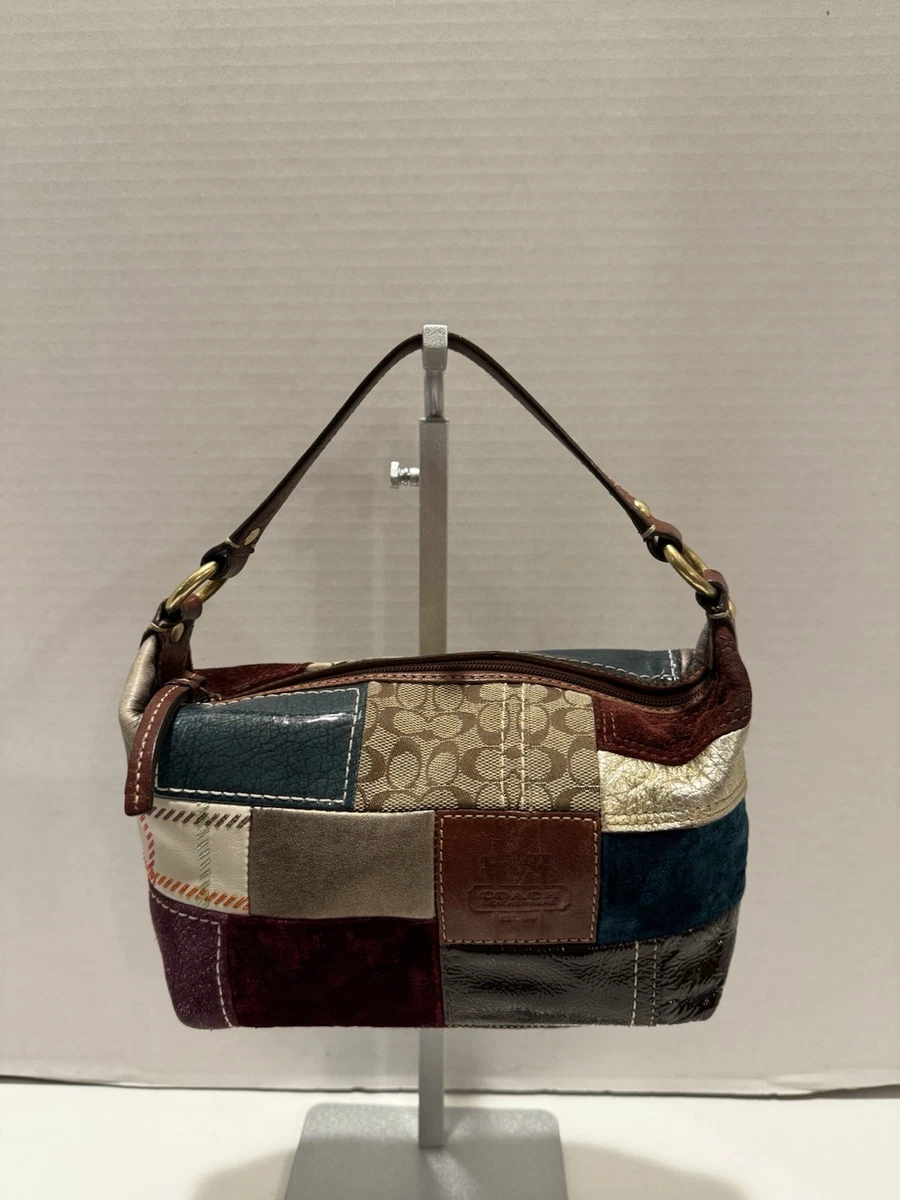 Coach Patchwork Leather Exterior Shoulder Bag Bags & Handbags for
