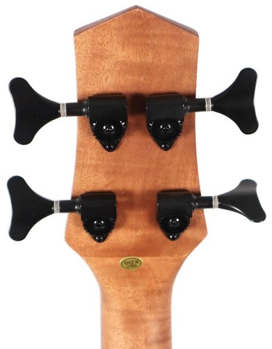 Goldfarbene Micro-Bass MBass 25" Scale Bund akustische E-Bassgitarre mit Gig - Bild 9 von 10