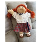 Cabbage Patch Kids Ann Greta Doll 1985 Red Hair Blue Eyes Signed Roberts