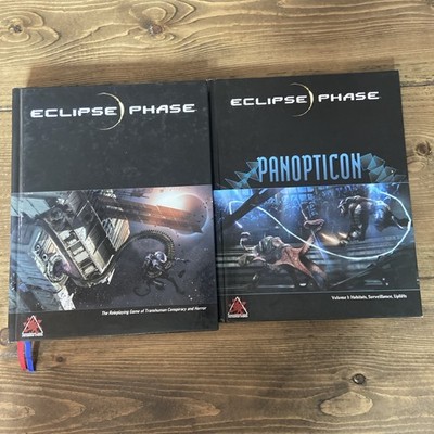 Posthuman Studios Eclipse Phase Eclipse Phase Core Book And Panopticon RPG game