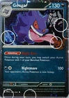 PSA 9 Fart Swirl 🌀 Gengar 057/091 Cosmo Holo Bleed Error Rare Pokémon TCG ✨️