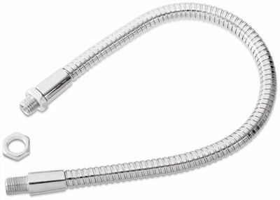 POLLIN-CHOICE Schwanenhals 200 mm in Stahl- Chrom Ausführung, Gewinde M8x1