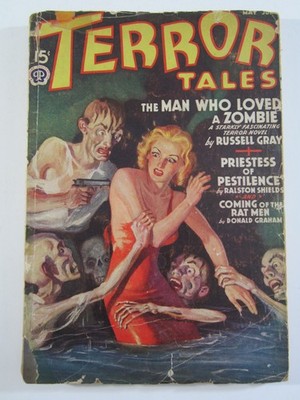 Terror Tales #40 May / June 1939 (Popular) GD Zombie cove
