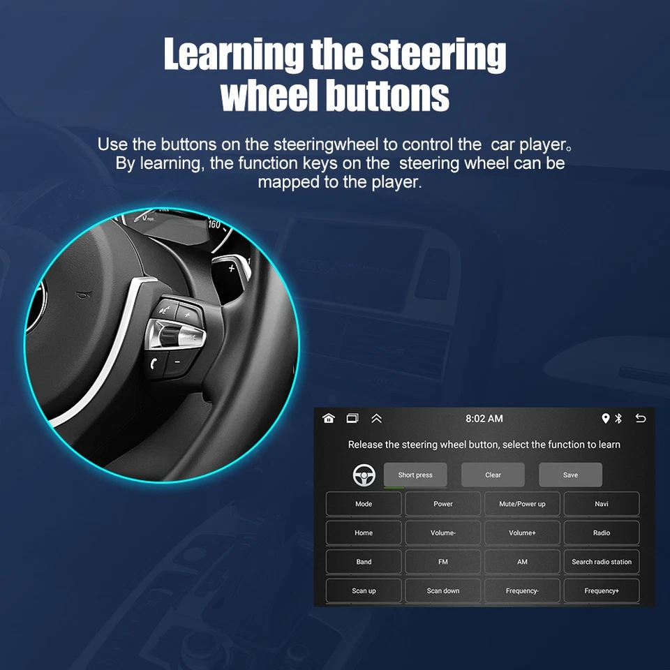 Radio de Coche Android 14 CarPlay GPS Navi Para VW GOLF 5 6 Polo Tiguan Passat - Imagen 4 de 4