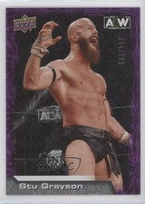 2022 Upper Deck AEW All Elite Wrestling Purple Pyro 174/199 Stu Grayson #30 0gl1