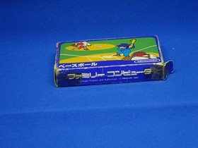 Original Baseball Famicom software, box included, working condition confirmed