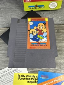 Nintendo NES Kung Fu Heroes CIB Complete registration card box protector