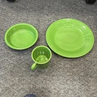Fiesta Meadow Green 3 Pc Place Setting Fiestaware Mug Dinner Plate Bowl Save 💥