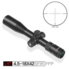 DISCOVERY LHT 4.5-18X42SFIR FFP .22LR .338LM Shooting Hunting Rifle Scope Sight