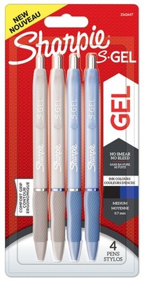 Sharpie Gelschreiber S-GEL FASHION 0,7 mm sortiert 4 Stifte