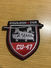 Coulson & Tan CU-47 Chinook Fire Helicopter Patch 