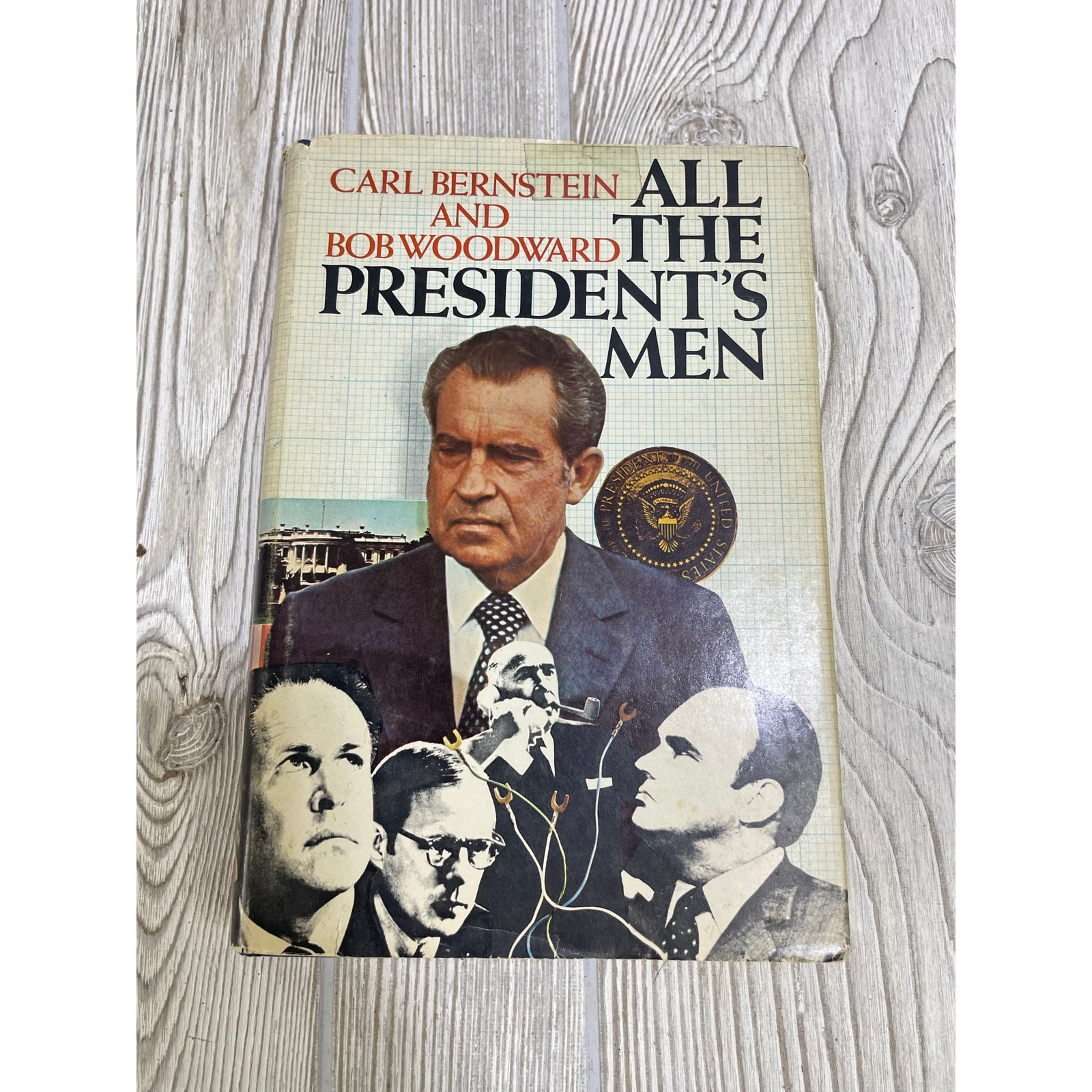 All the President’s Men 1974 HC DJ Bob Woodward Carl Bernstein Early Print
